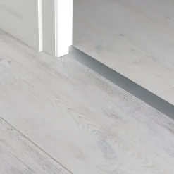 GoodHome Barre de seuil extra-plate en aluminium décor métal mat 35 x 930 mm