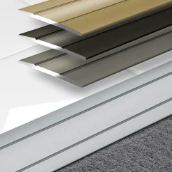 Barre de seuil Firm K132 Forme: C : 36 mm Longueur: 90 cm Autocollant Argent-Floordirekt Discount