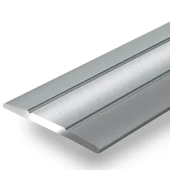 Floordirekt Barre de seuil Firm K132 Forme: C : 36 mm Longueur: 134 cm Autocollant Argent