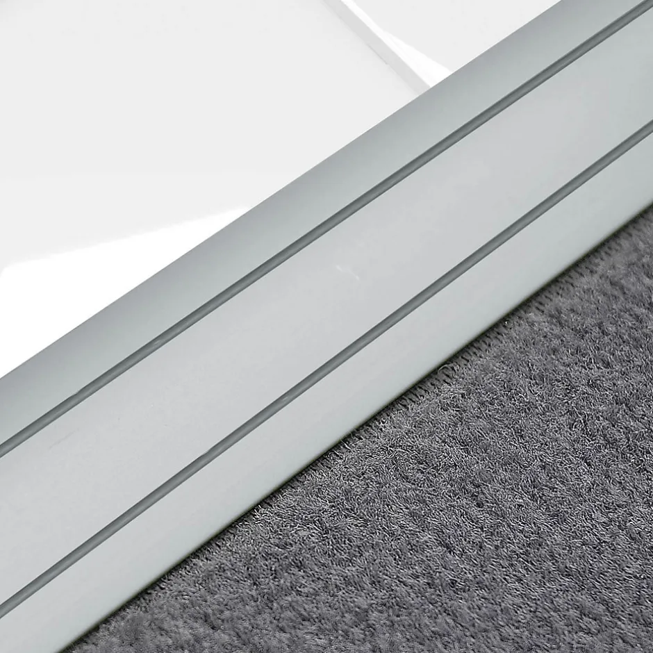 Barre de seuil Firm K132 Forme: C : 36 mm Longueur: 100 cm Autocollant Argent-Floordirekt Outlet