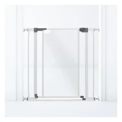 Barriere de sécurité a panneau transparent - - Fonction maintien en position ouverte- Bas anti-chute - Blanc-Dreambaby Clearance