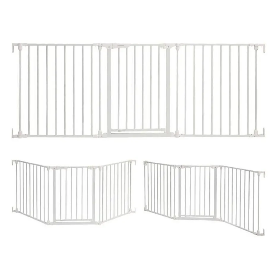 Dreambaby Barriere de sécurité enfant - Discovery 3 - - 74,5 cm a 1,95 cm - Blanc