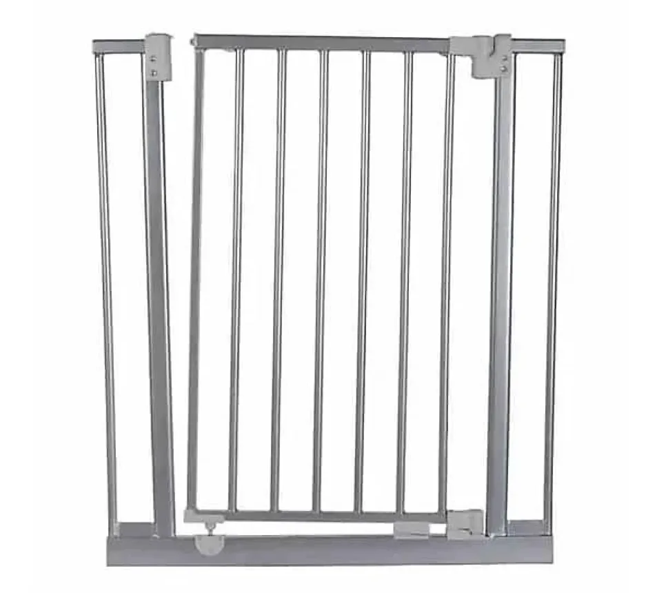 Nordlinger Pro Barrière animaux Ulya Grise hauteur 74cm et largeur 69 à 73cm