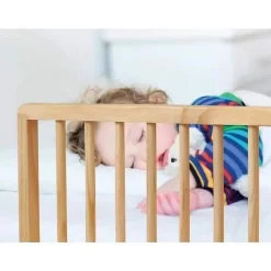 Nordlinger Pro Barrière de lit bois naturel 120cm