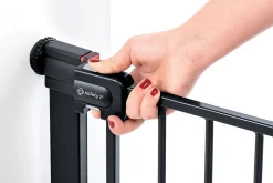 Safety 1st Barrière de sécurité en métal noir Easy Close
