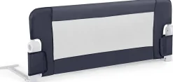 Barrière de Sécurité Enfant Lit, Barrière de Lit Enfant Bébé Pliable avec Mousse Souple, Gris, 105 x 40 x 42 CM-Giantex Discount