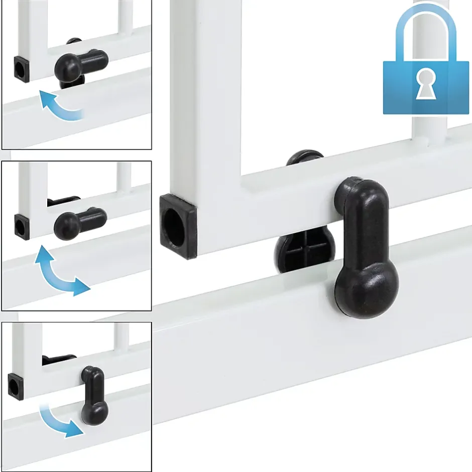 ECD Germany Barrière de sécurité enfants garde-corps protection fermeture d'escalier 75-85cm