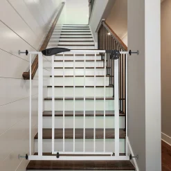 ECD Germany Barrière de sécurité enfants garde-corps protection fermeture d'escalier 75-85cm