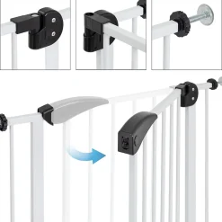 Barrière de sécurité enfants garde-corps protection fermeture d'escalier 85-95cm-ECD Germany Outlet