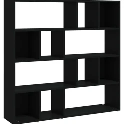 Vidaxl Bibliothèque/Cloison de séparation Noir 105x24x102 cm