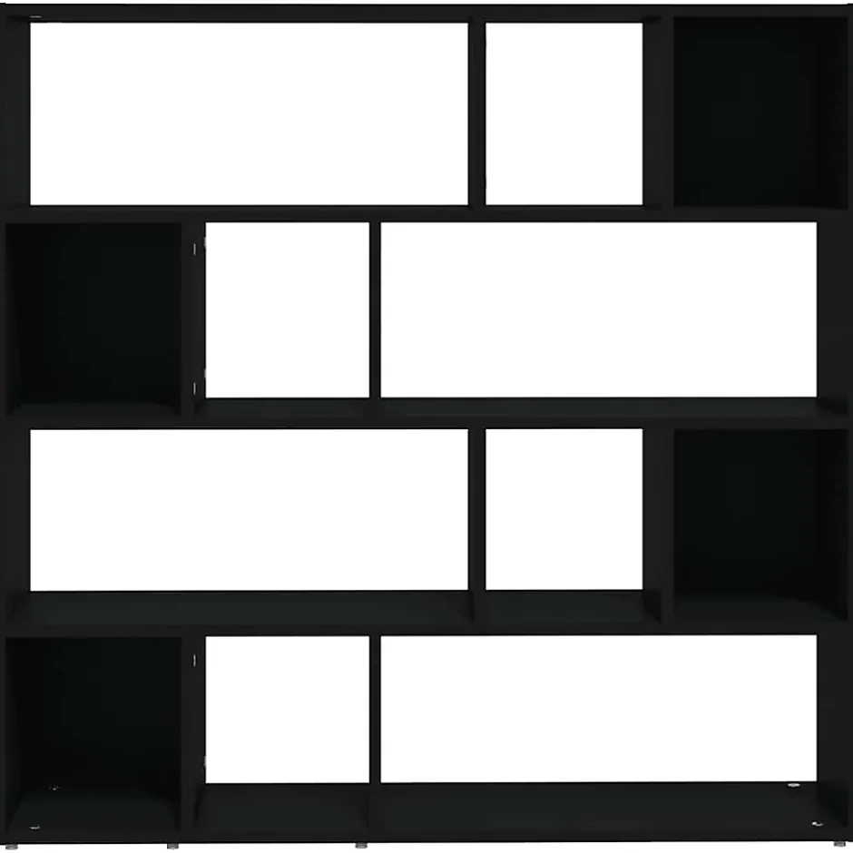 Vidaxl Bibliothèque/Cloison de séparation Noir 105x24x102 cm