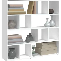 Bibliothèque/Cloison de séparation Blanc 105x24x102 cm-Vidaxl Hot