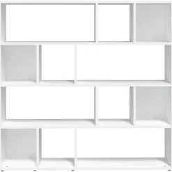 Bibliothèque/Cloison de séparation Blanc 105x24x102 cm-Vidaxl Hot