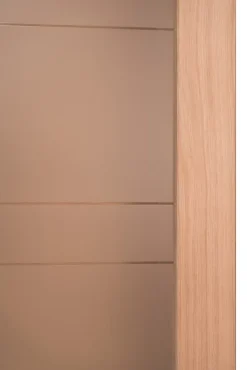 Lynporte Bloc porte 1 Vitrage CASSIOPEIA bois chêne européen 2040 x 830 Droite