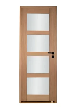 Bloc porte 4 Vitrages CETUS bois chêne européen 2040 x 830 Gauche-Lynporte Best