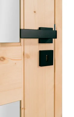 Lynporte Bloc porte 5 Vitrages HORIZON bois épicéa 2040 x 730 Gauche