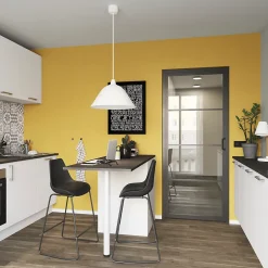 Bloc porte 4 vitrages poussant droit H 204 X L 83 cm