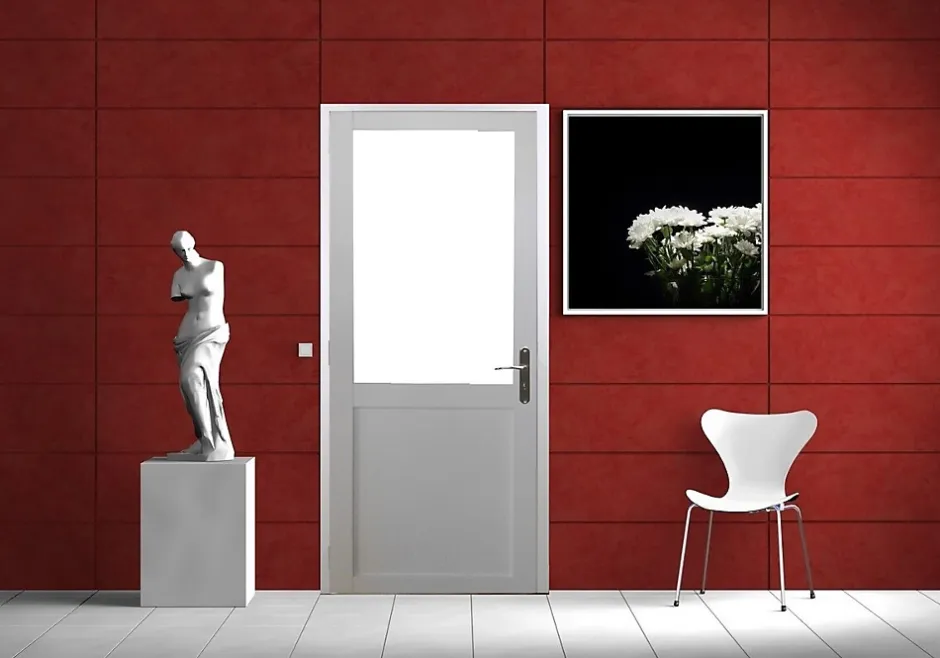 Bloc Porte Atelier Blanc Sans Meneau H204 X L73 Côte Tableau P.gauche-Gd Menuiseries Outlet