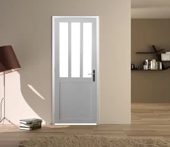 Bloc Porte Atelier Blanc H204 X L73 Côte Tableau P.gauche-Gd Menuiseries Sale