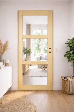 Gd Menuiseries Bloc Porte Ayous Vitrage Transparent H204 X L73 Côte Tableau P.gauche