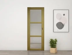 Gd Menuiseries Bloc Porte Ayous Vitrage Transparent H204 X L73 Côte Tableau P.gauche