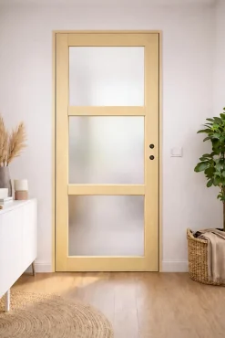 Gd Menuiseries Bloc Porte Ayous Vitrée H204 X L73 Côte Tableau P.gauche