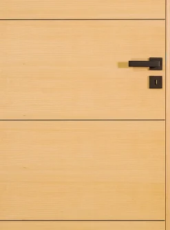 Bloc porte bois isoplane ANTLIA3 830 droit plaqué frêne blanc européen-Lynporte Sale