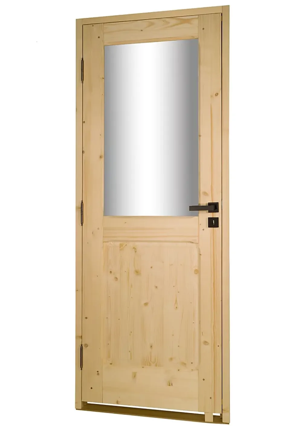 Bloc Porte bois épicéa HORIZON 1 vitrage 830 gauche-Lynporte Outlet