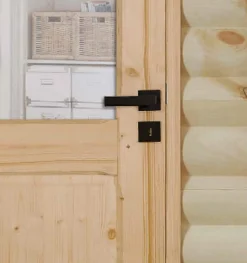 Bloc porte bois épicéa ANDROMEDA 1 vitrage 730 droit-Lynporte Online