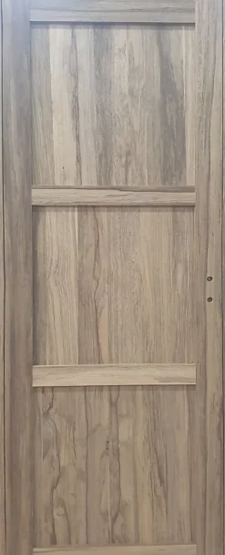 Bloc Porte Frake 3 Panneaux H204 X L73 Côte Tableau P.gauche-Gd Menuiseries