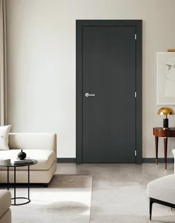 Bloc Porte Grey Oak H204 X L83 Côte Tableau P.gauche-Gd Menuiseries Discount