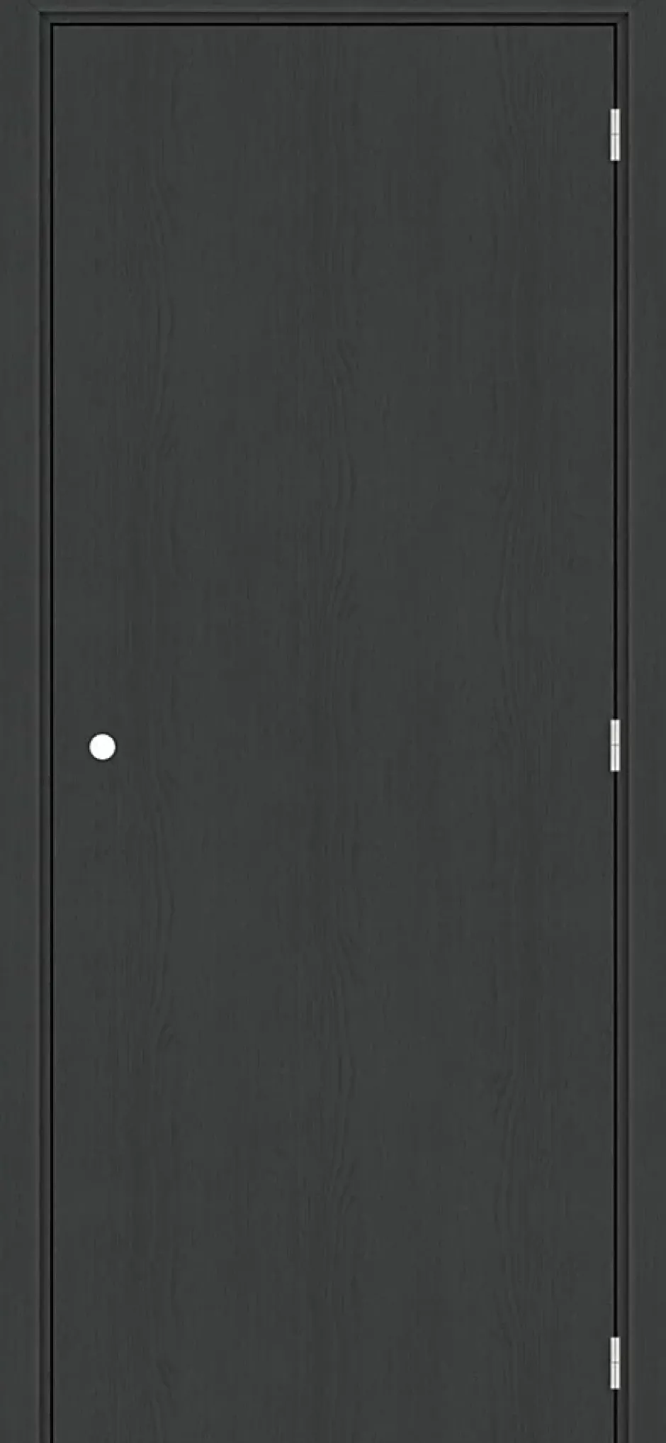 Gd Menuiseries Bloc Porte Grey Oak H204 X L73 Côte Tableau P.gauche