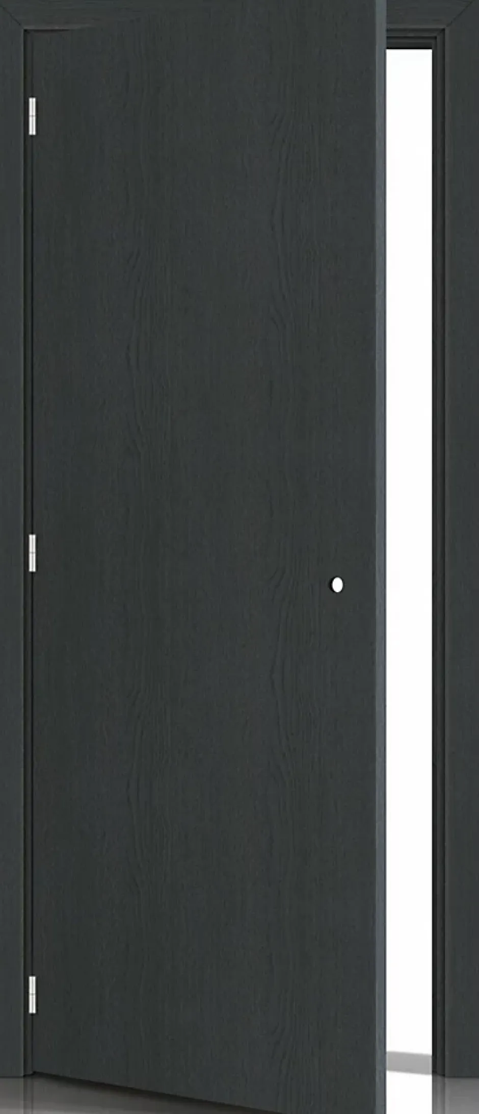 Gd Menuiseries Bloc Porte Grey Oak H204 X L73 Côte Tableau P.droite