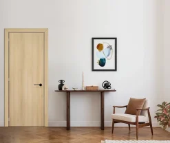 Gd Menuiseries Bloc Porte Honey Oak H204 X L73 Côte Tableau P.droite