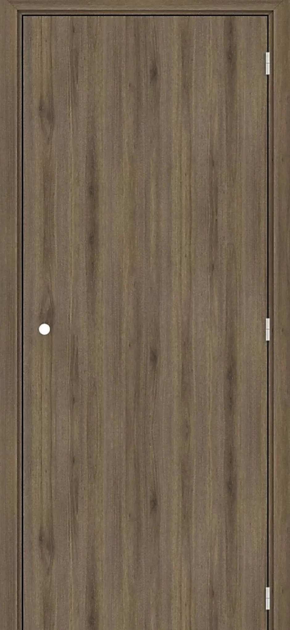 Bloc Porte Light Walnut H204 X L93 Côte Tableau P.gauche-Gd Menuiseries Sale