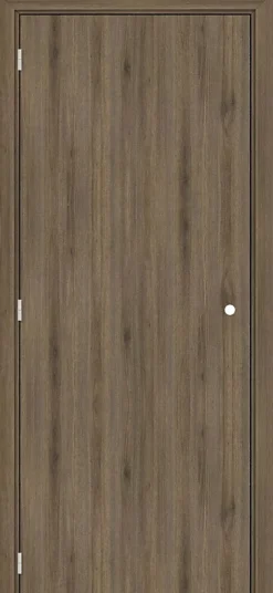 Gd Menuiseries Bloc Porte Light Walnut H204 X L83 Côte Tableau P.droite