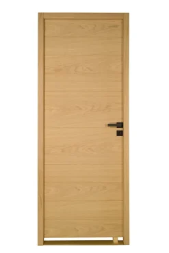 Lynporte Bloc Porte NOE bois chêne européen 2040 mm x 830 mm gauche en huisserie de 92