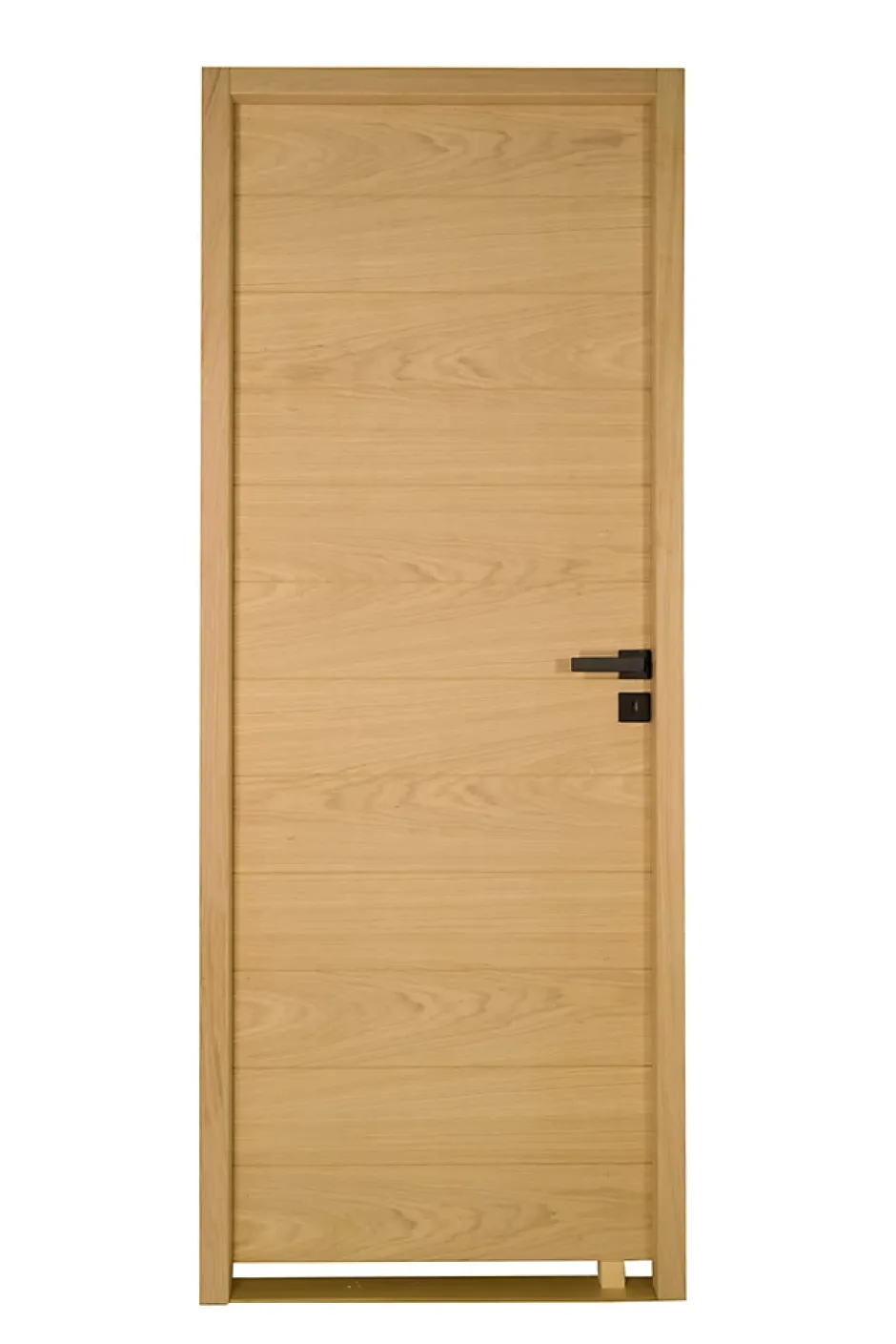 Lynporte Bloc Porte NOE bois chêne européen 2040 mm x 930 mm Droit en huisserie de 92