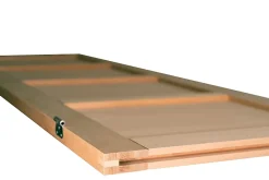 Bloc porte NOVA2 4 Panneaux bois hêtre 2040 x 730 Gauche-Lynporte Hot