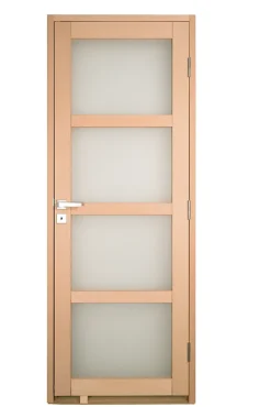 Bloc porte NOVA2 4 Vitrages bois hêtre 830 gauche-Lynporte Clearance