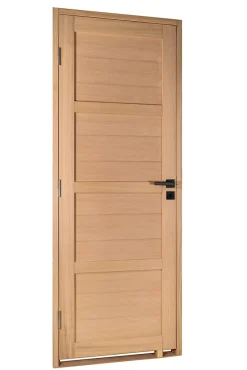 Bloc porte PARIS 4 Panneaux bois chene 2040x830 Gauche-Lynporte Hot