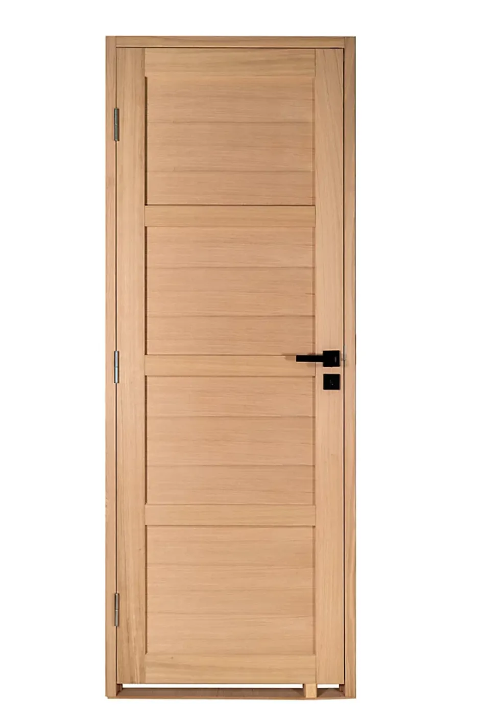 Bloc porte PARIS 4 Panneaux bois chene 2040x730 Gauche-Lynporte Outlet