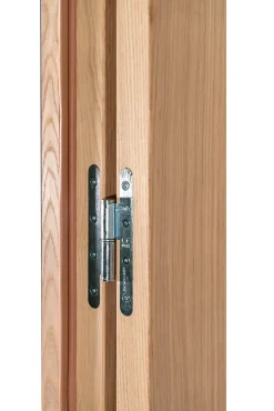 Lynporte Bloc porte PARIS 4 Vitrages bois chene 2040x630 Gauche