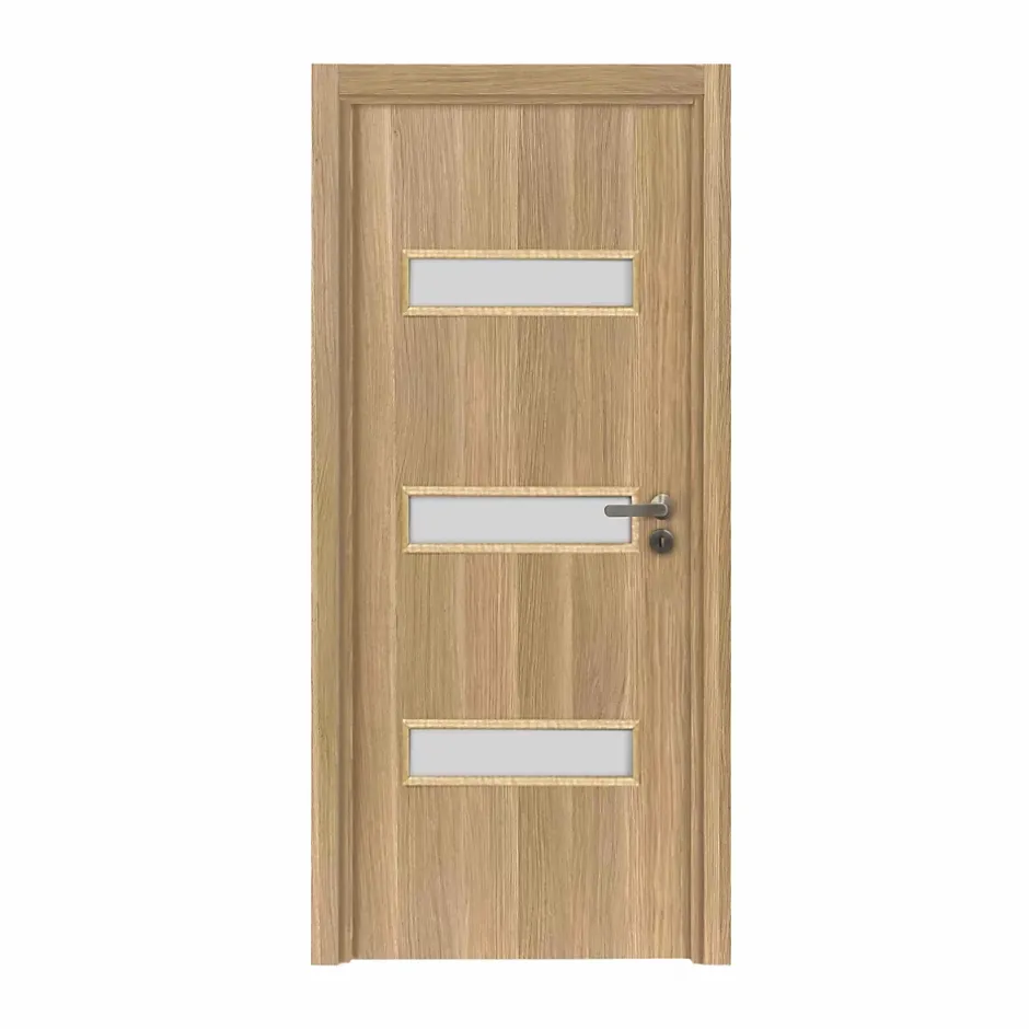 Reivilo Bloc porte pose fin de chantier April , H.204 x l.83 cm