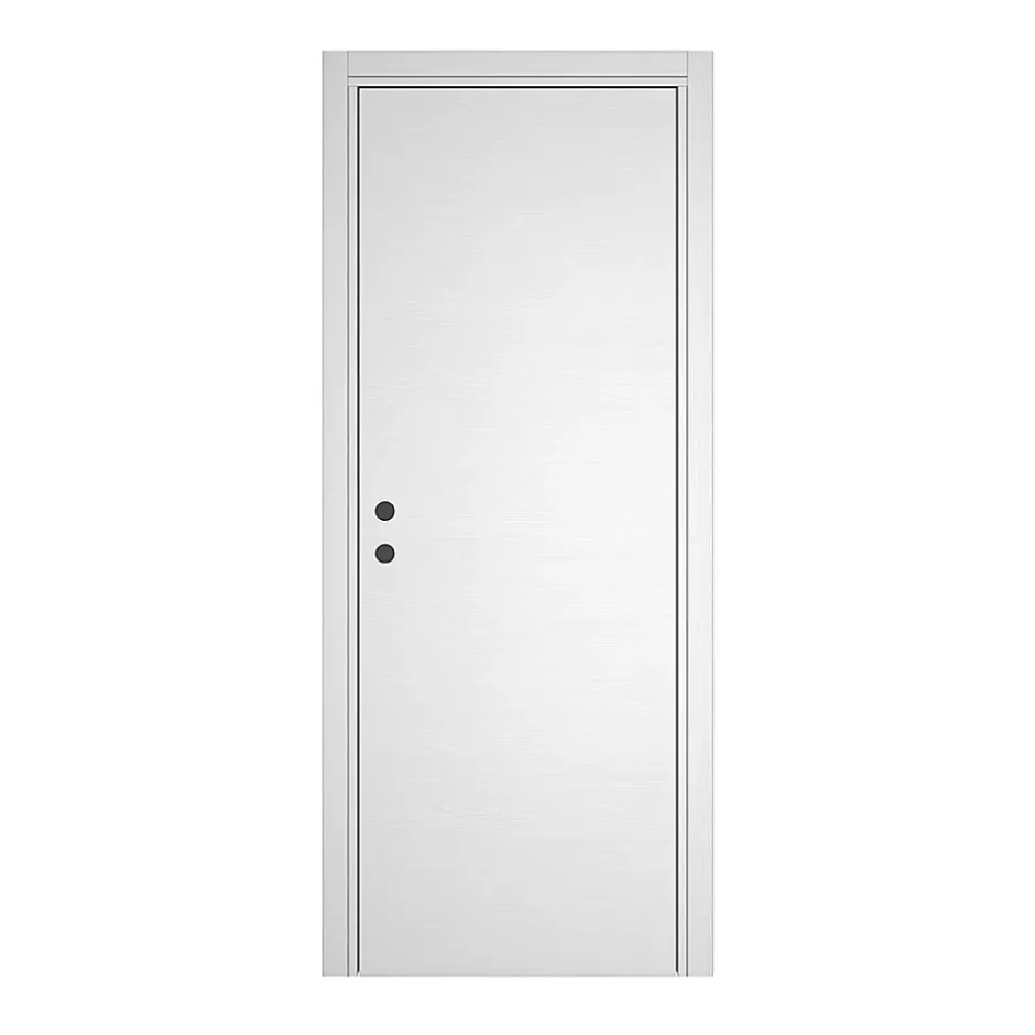 Bloc Porte PREMIUM Blanc satiné - Réversible et ajustable - L630mm-Optimum