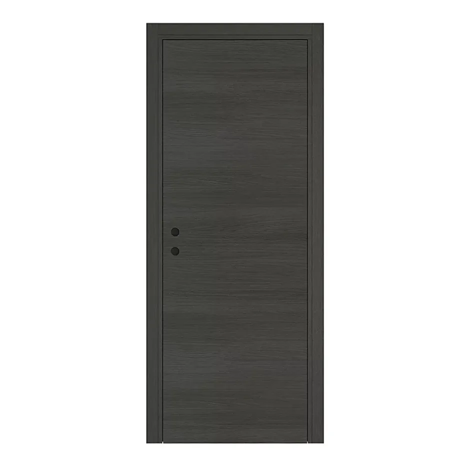 Optimum Bloc Porte PREMIUM Gris anthracite - Réversible et ajustable - L630mm