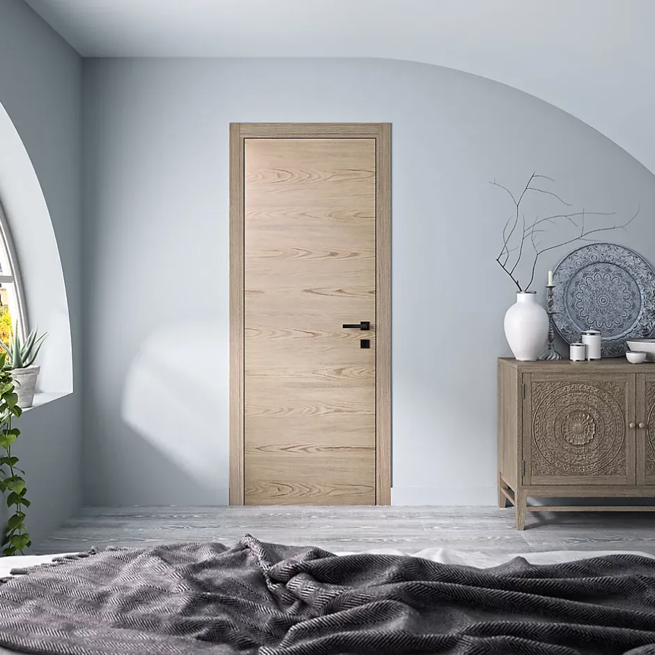 Optimum Bloc Porte PREMIUM Noisette - Réversible et ajustable - L630mm