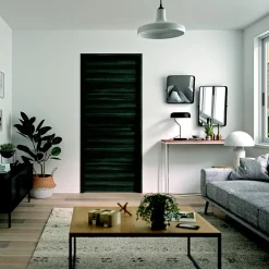 Optimum Bloc Porte Reversible Milano2 chêne gris foncé H. 204 X 83 X 4 Cm