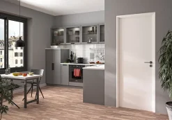 Optimum Bloc Porte Reversible Verone2 chêne Taupe H. 204 X 73 X 4 Cm