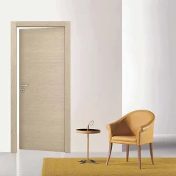 Bloc-porte Alexia bois naturel H.204 x l.83 cm, poussant droit